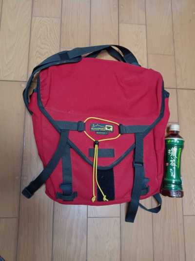 90年代　90's USA製 旧黒山タグ マウンテンスミス サイクルギア メッセンジャーバッグ MESSENGER Ⅰ 赤/黒 