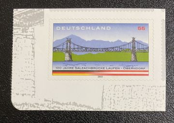ドイツ　ザルツァッハ橋100年　シール式1種完　未使用 NH