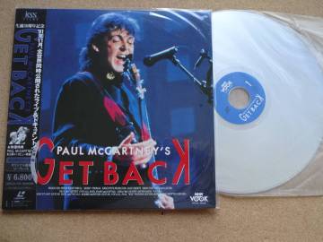 美品★LD★レーザーディスク★ポール・マッカートニー★Paul McCartney ゲット・バック★Get Back★帯付★初回特典リーフレット付★Beatles