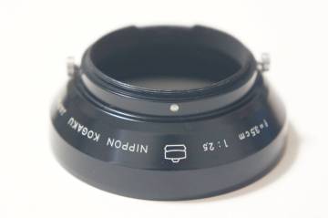 NIPPON KOGAKU / 日本光学 W-NIKKOR 3.5cm 1:2.5用純正メタルフード [F2932]
