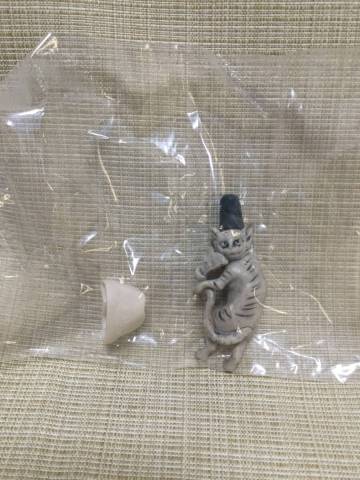 ミニフィギュア ねこ 鳥獣戯画 ならぶんです ガチャ,ガシャポン,カプセルトイ マスコット 猫 ちょうじゅうぎが 絵巻物