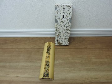 ★☆送料無料/茶道具　煎茶道具　茶合　山水画　☆★