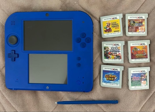 ニンテンドー2DS 青 本体とゲームソフト6本 最終値下げ