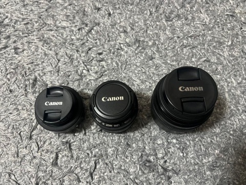 Canon 単焦点レンズ 黒色
