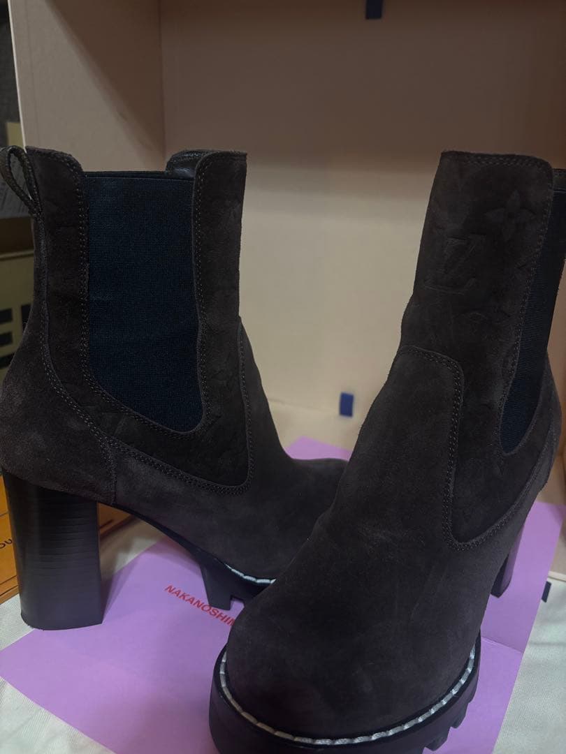 LV レディースアンクルブーツ