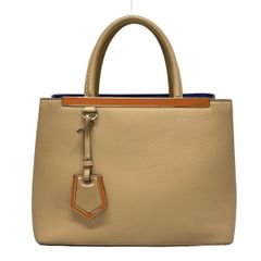 FENDI(フェンディ) ハンドバッグ プチ トゥージュール 8BH253 ベージュ レザー