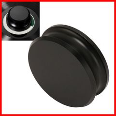 LP ターンテーブル ターンテーブル ディスク スタビライザー、さまざまなレコード アルミニウム合金 サイズのディスク LP クランプ、HiFi レコード プレーヤーに対応 レコード重量スタビライザー (黒)