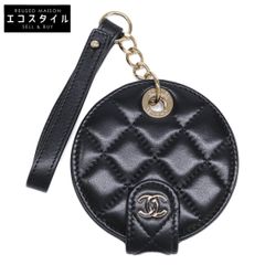 CHANEL シャネル 【美品】28番台 マトラッセ G金具 ラムスキン ネームタグ