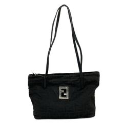FENDI(フェンディ) ハンドバッグ - 15786 黒 レザー