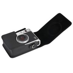 【特価セール】mini instax ハイブリッドインスタントカメラ Evo Evo チェキ FUJIFILM INS 富士フイルム 互換品 MINI 黒革ケース Khanka